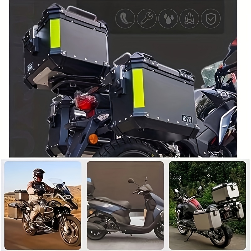 80l 100l models motorcycles backrest storage box trunk - Temu Canada