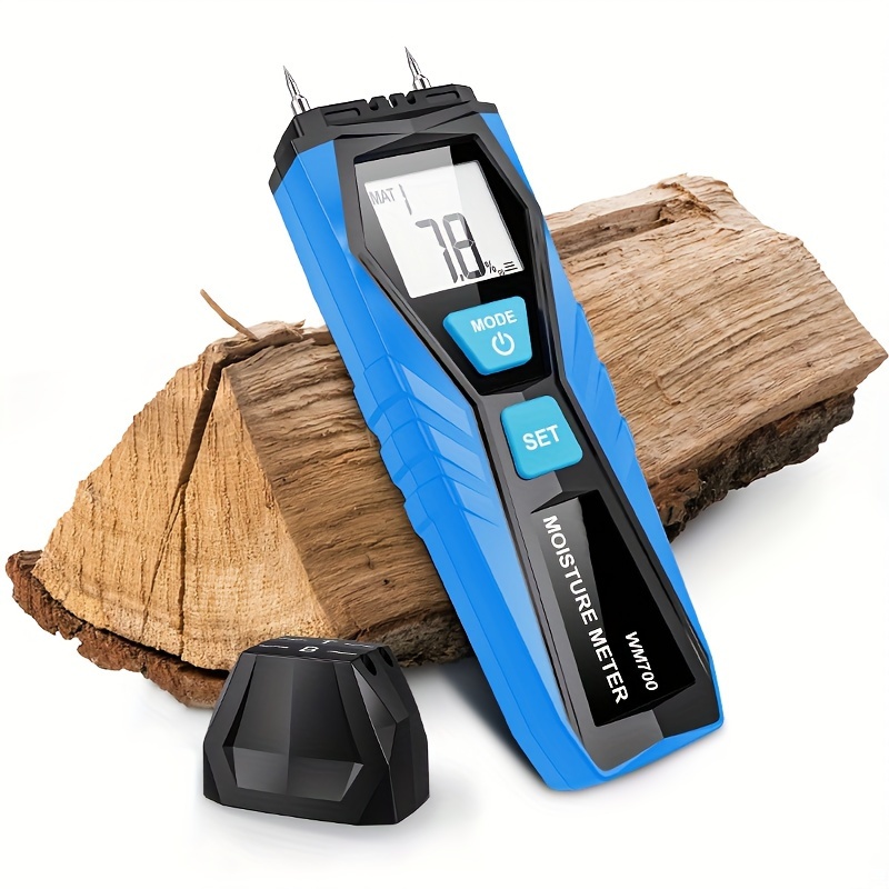 Humidimètre Numérique Pour Bois, Béton, Ciment - écran Digital Avec Rétroéclairage