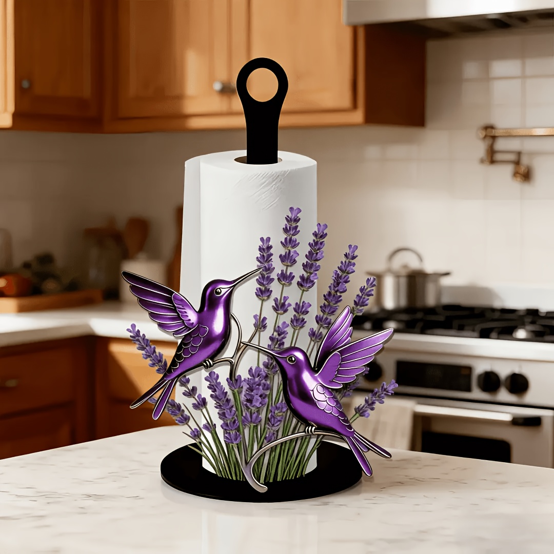 TEMU 2dflat 2d Plane Acrylic, Napkins Not Included, Kitchen Paper Rack - 1pc Vibrant Hummingbird-shaped Kitchen Paper Rack, Elegant And Beautiful