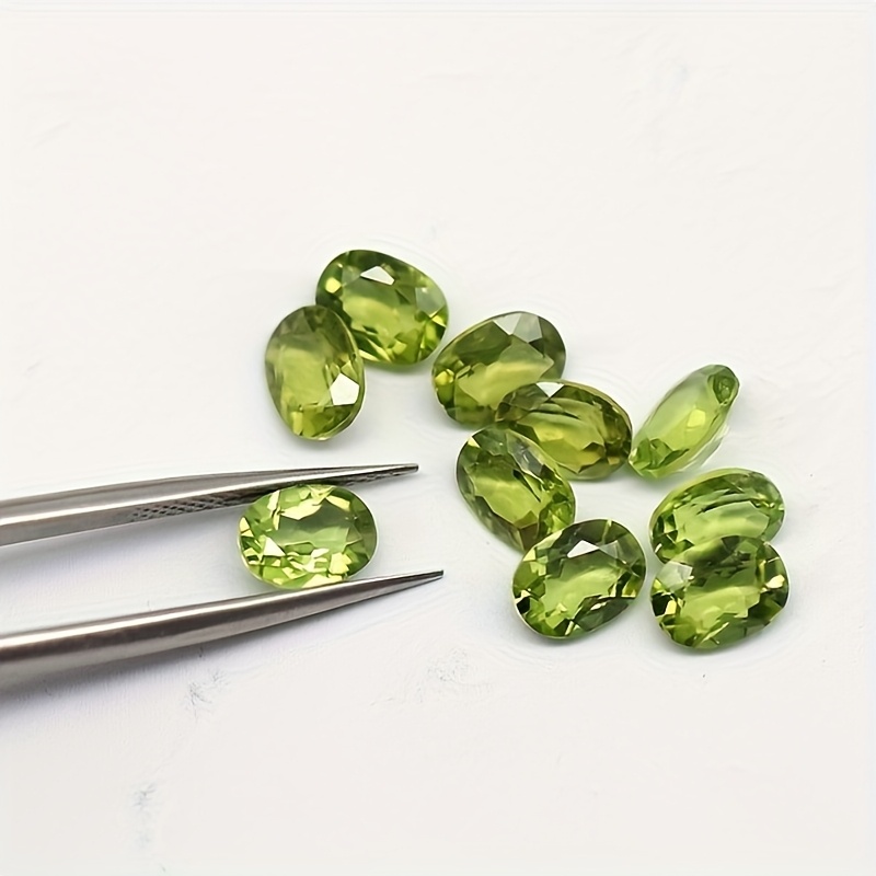 20pcs Peridot Cabochons for Pendant Necklaces
