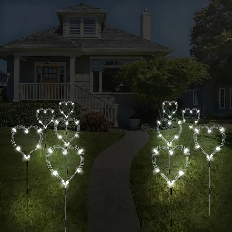 8 pack solar garden firework lights outdoor 8 480 leds waterproof copper wire diy solar decorative lights for yard pathway party decor garden lawn halloween christmas Product details 4