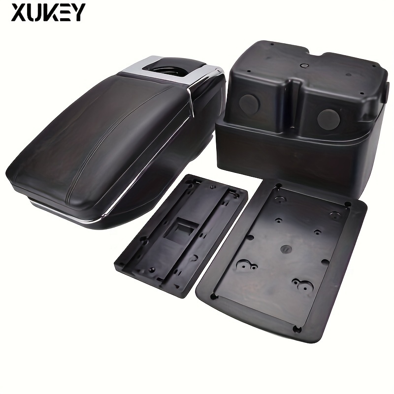 Image of Xukey Car Center Armrest Pu Leather With Storage Compartment Armrest For D 2006-2014 (note: Will Not Fit With Factory Fitted Armrest On Seat, Please The Size To Suitability Before Purchasing)