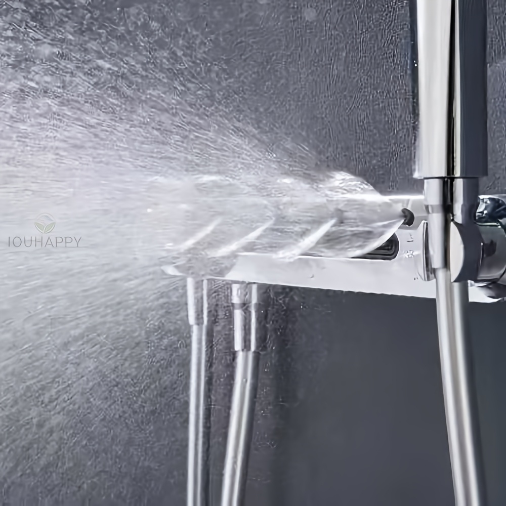 Multifunctional Wall-Mounted Handheld Shower Head with Adjustable Arm