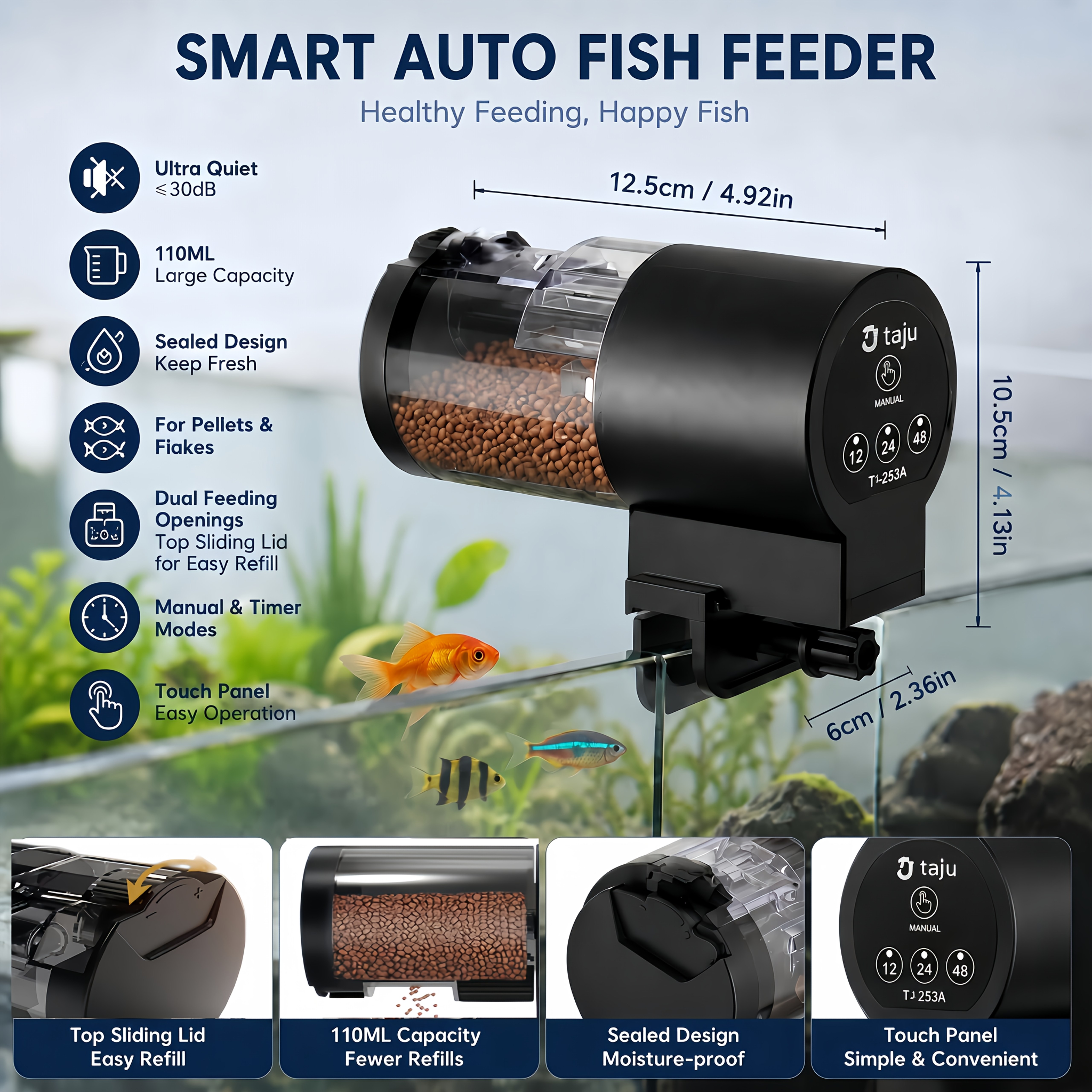 feed now fish sold on Temu United States