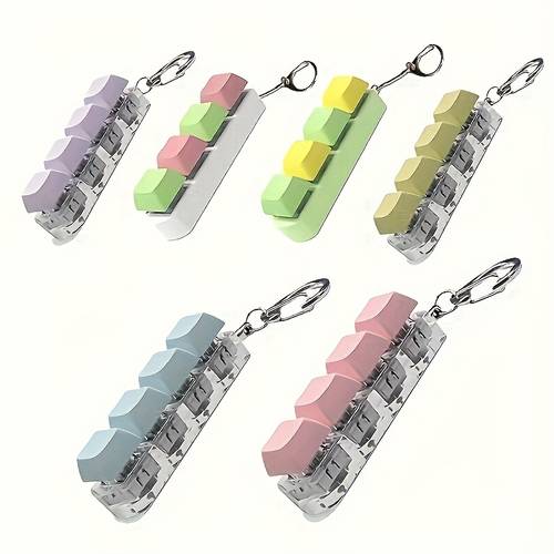 random color keycap stress relief pressing desktop interactive small toy office decompression prank prop party gift