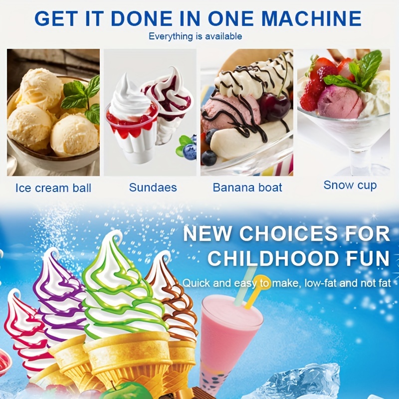 ultimate Large Capacity Ice Cream Maker Machine Compatible for Frozen Yogurt, Milkshake, Sorbet with Mixing Bowl - Heavy-Duty Compact Ice Cream Producer for & Small Business, -Use (Irregular Shape, 110, Plug) 12 Large Capacity Ice Cream Maker Machine Compatible for Frozen Yogurt, Milkshake, Sorbet with Mixing Bowl - Heavy-Duty Compact Ice Cream Producer for & Small Business, -Use (Irregular Shape, 110, Plug)