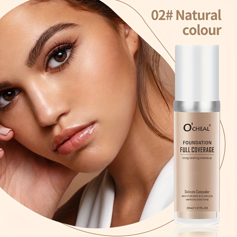 TEMU 3 Color Warming Liquid Foundation, Moisturizing Concealer, Durable, Not Easy To Makeup, And Change Color Concealer, Suitable For Tones