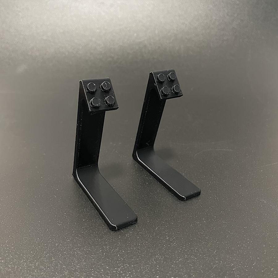 1 Pair, Angled Display Stand For Racing Car Models, Home Decor Additions, Display Base, Pedestals, Perfect For Showcasing Souvenirs