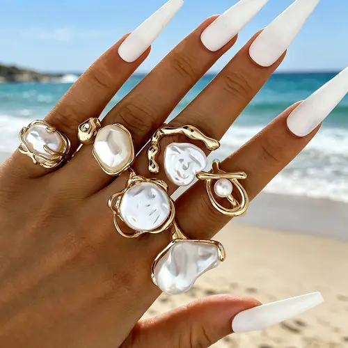 Temu Stackable Rings ladies rings sold on Temu New Zealand