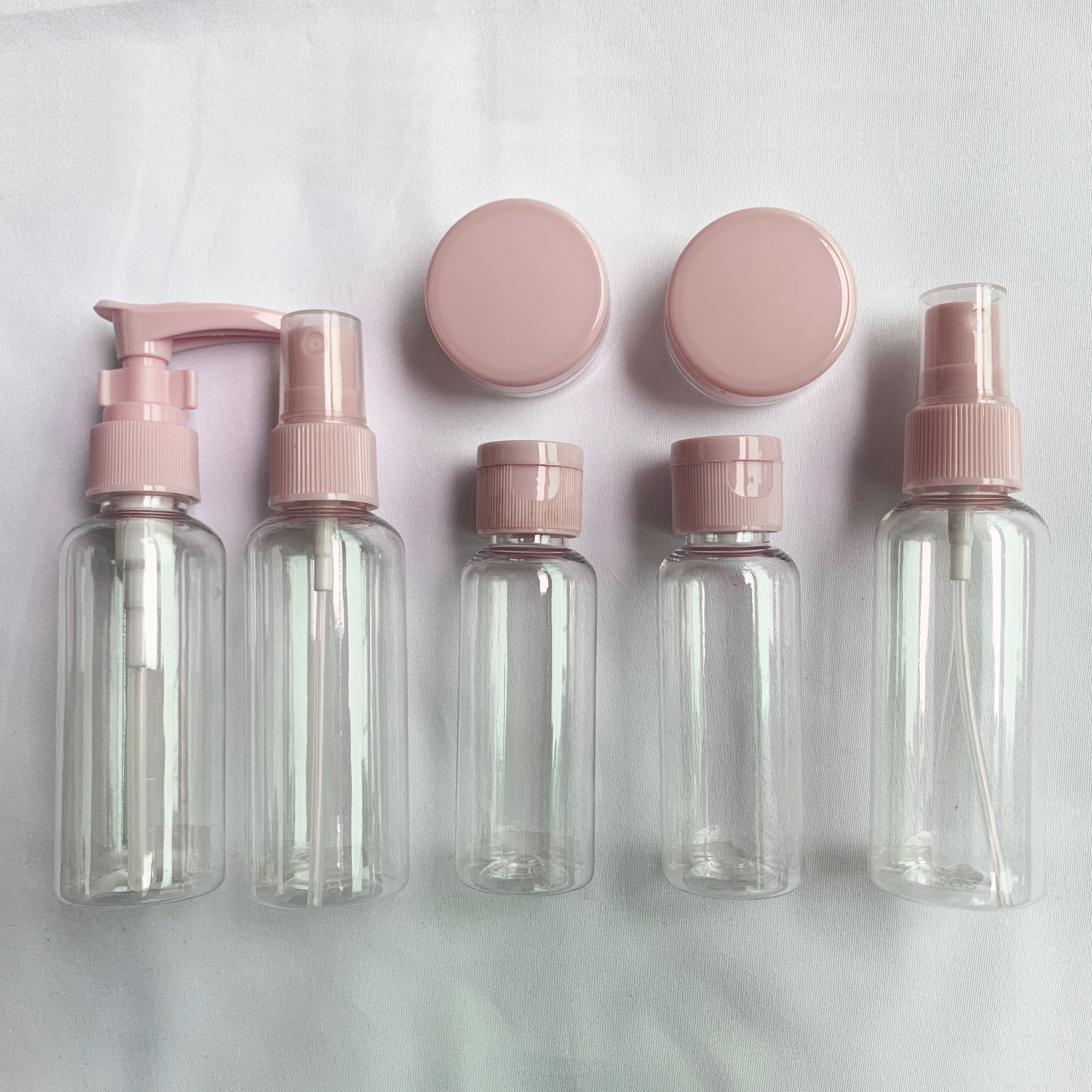 

Travel Bottle Set For Toiletries Travel Size Container Kit Portable Leakproof Refillable Cosmetic Sample Container Empty Shampoo Conditioner Bottle Travel Essentials