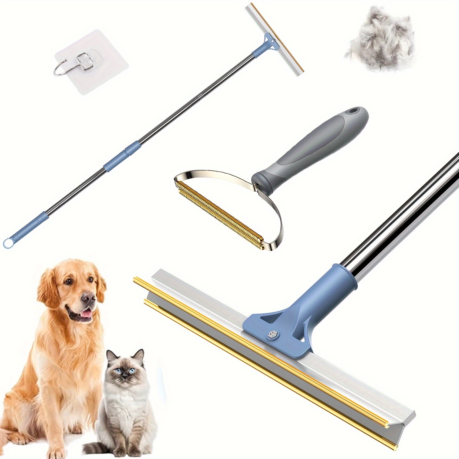 

2 Pet Removal Devices Bundled Long Carpet Rakes And Portable Scrapers, Dog Brooms, Cat Brushes, Carpets, Car , Sofas, Pet , , And Carpet Removal Scrapers