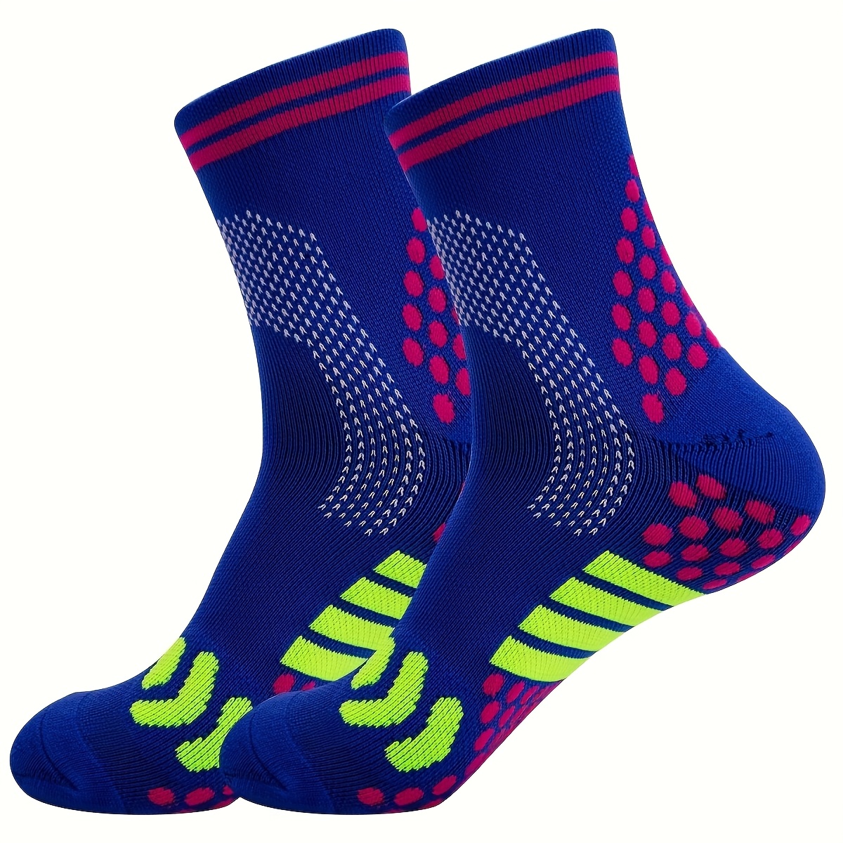 Image of 1 Pair Of Compression Running Socks For Men And Women, Suitable For Sports, Cycling, Soccer, And Outdoor Activities