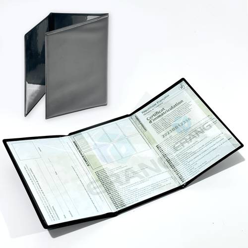2er-pack fahrzeug kennzeichen- & versicherungskartenhalter - transparente pvc auto/moto kennzeichenrahmen dokumentenhalterung, schmale hülle für auto, motorrad, roller, lkw papiere, ohne batterie