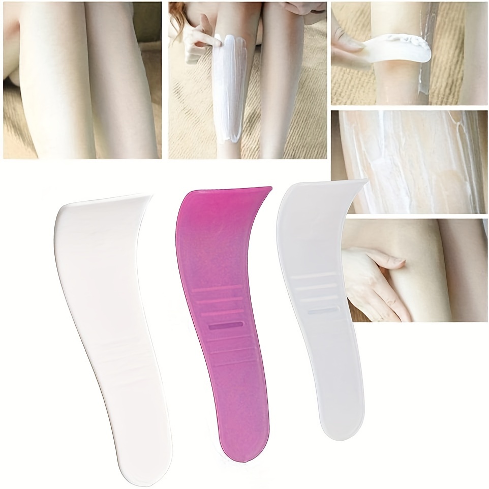 Hair Removal Spatulas Plastic Depilatory Cream Wax Temu