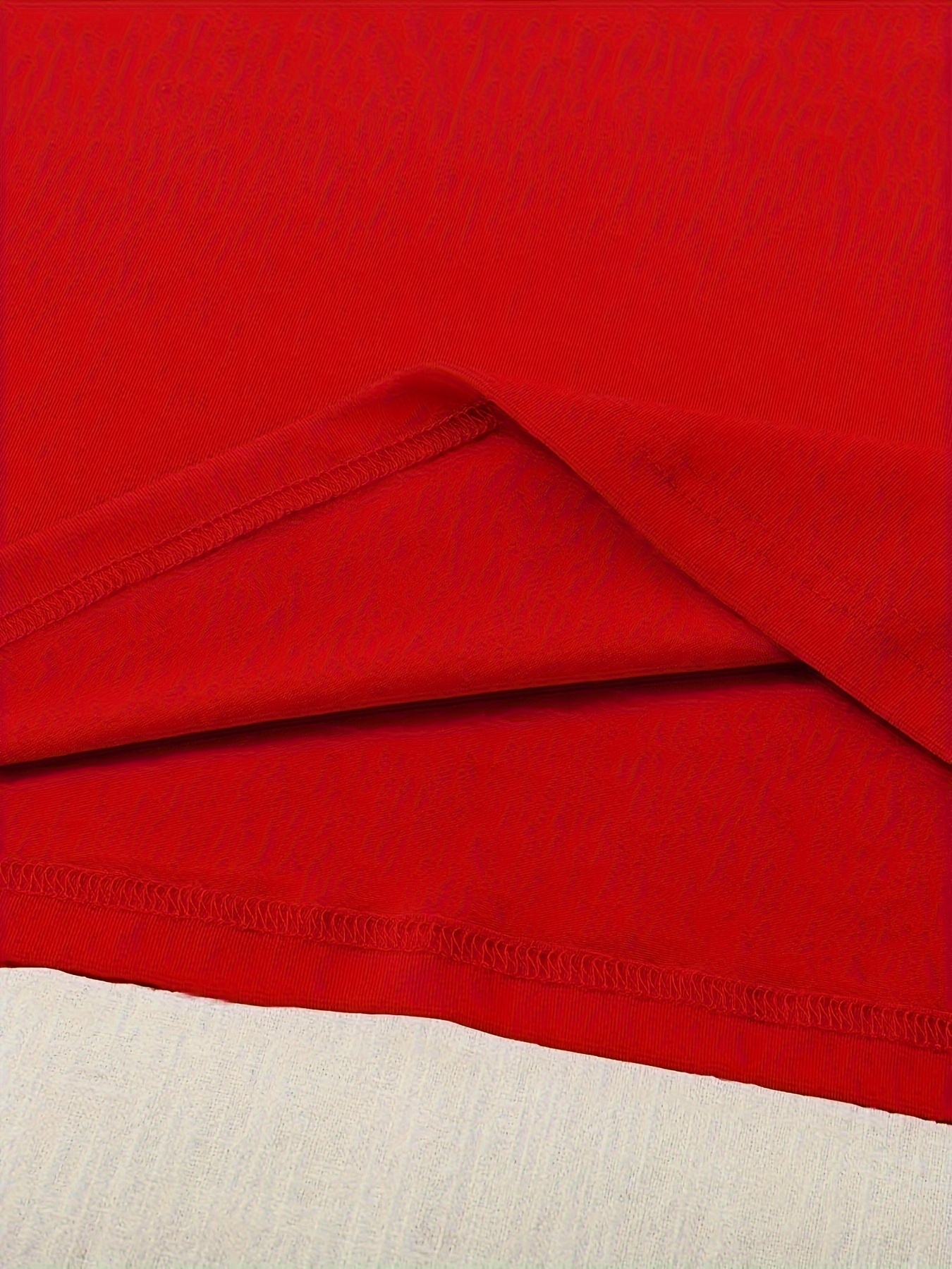 Solid Color Crew Neck T-Shirt, Casual Short Sleeve T-Shirt for Spring & Summer, Women's Clothing