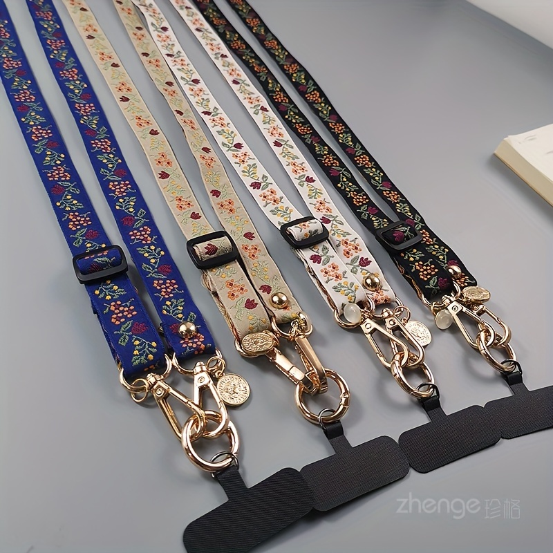 Étui Bandoulière Téléphone Avec Chaîne Perles - Sangle épaule Femme