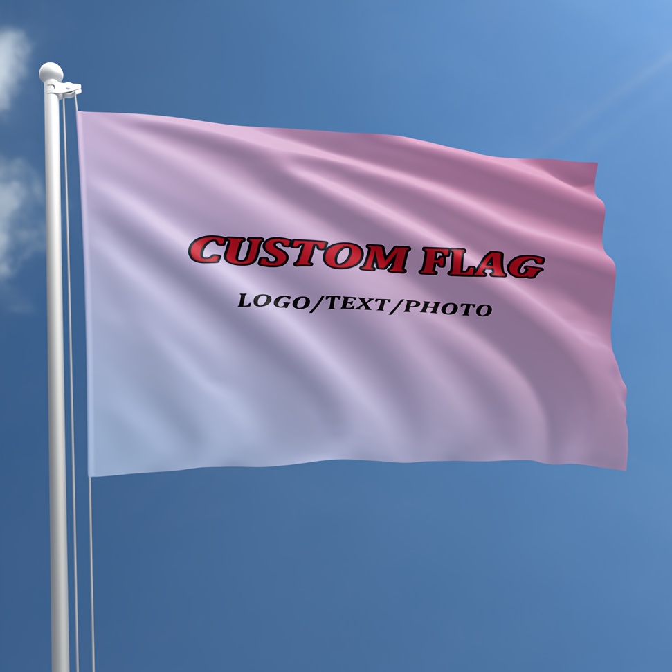 

Custom Personalized Polyester Flag - Versatile Use, High-quality Digital Printed Banner With Option To Customize Logo, Text, Photo, Durable 100d Fabric, No Pole Included