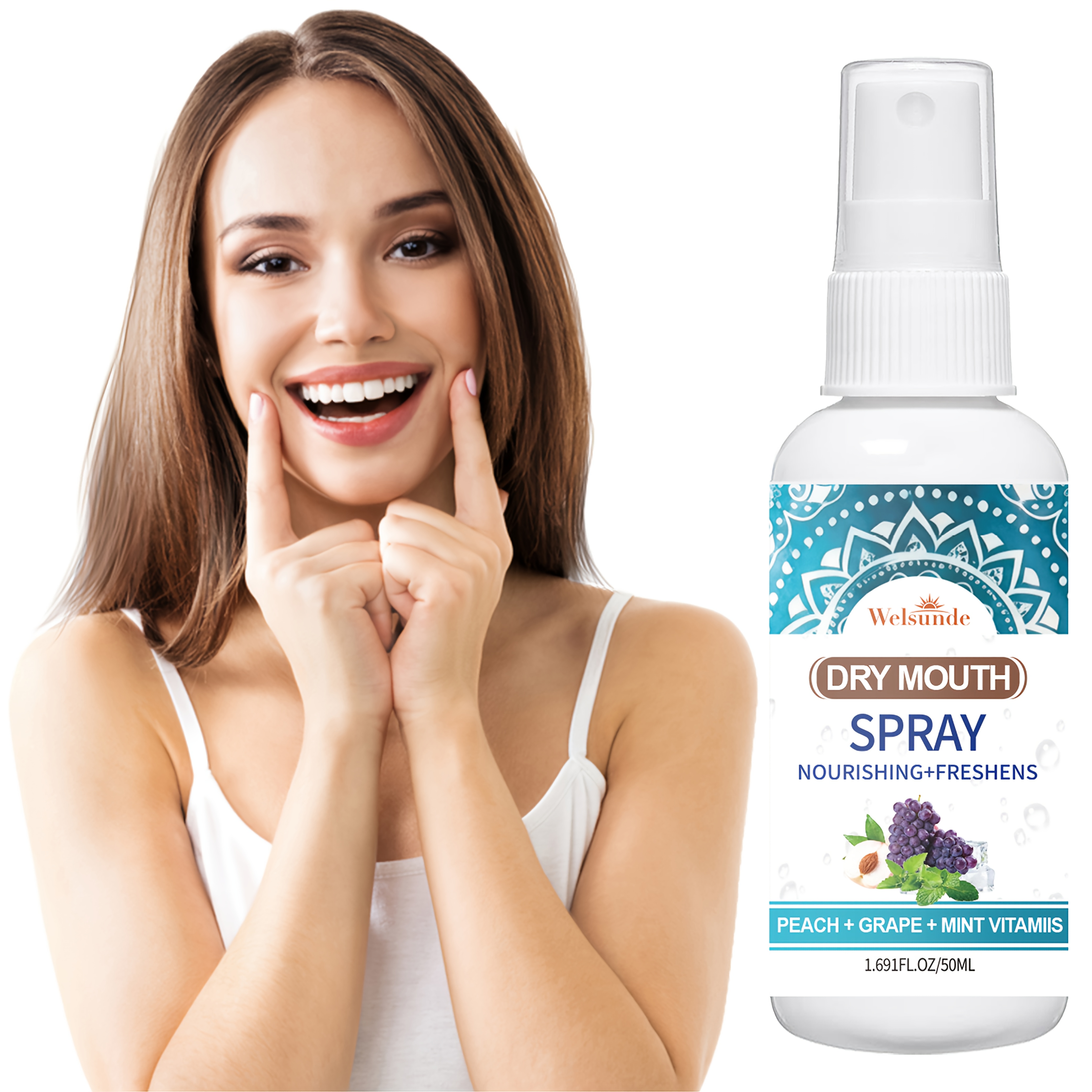 Image of Spray - Instantly Soothes & Breath With A Taste, With Xylitol And , Compact Portable Spray For Fresh And , No Oral Irritation, For Daily Oral Care, Suitable For Everyone