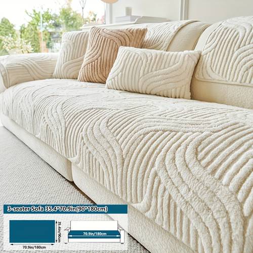 1pc bohemian plush slipcover quilted craft non slip machine washable pet friendly soft and comfortable living rooms bedrooms office home decor sofa protection armchairs to 4 seater combos