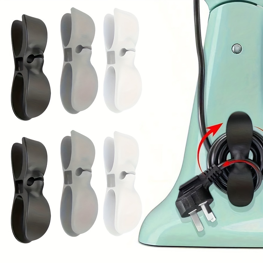 E-shop 3/6 Stück Kabelwickler-Organizer für Küchengeräte, Kabelmanagement-Clip Halter für Heißluftfritteuse und Kaffeemaschine