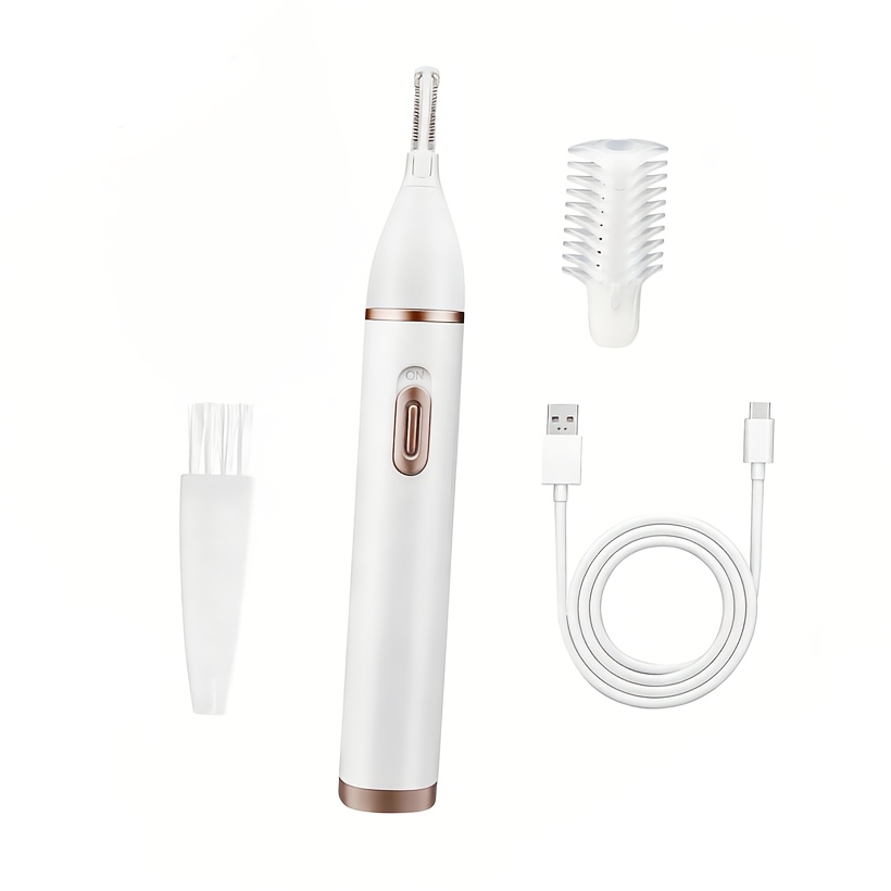 Image of Multifunctional Electric Trimmer For | 10000 Rpm, 180 Use, Hypoallergenic Steel, Usb-c Rechargeable Compact Grooming Kit For Bikini, Eyebrows, Nose