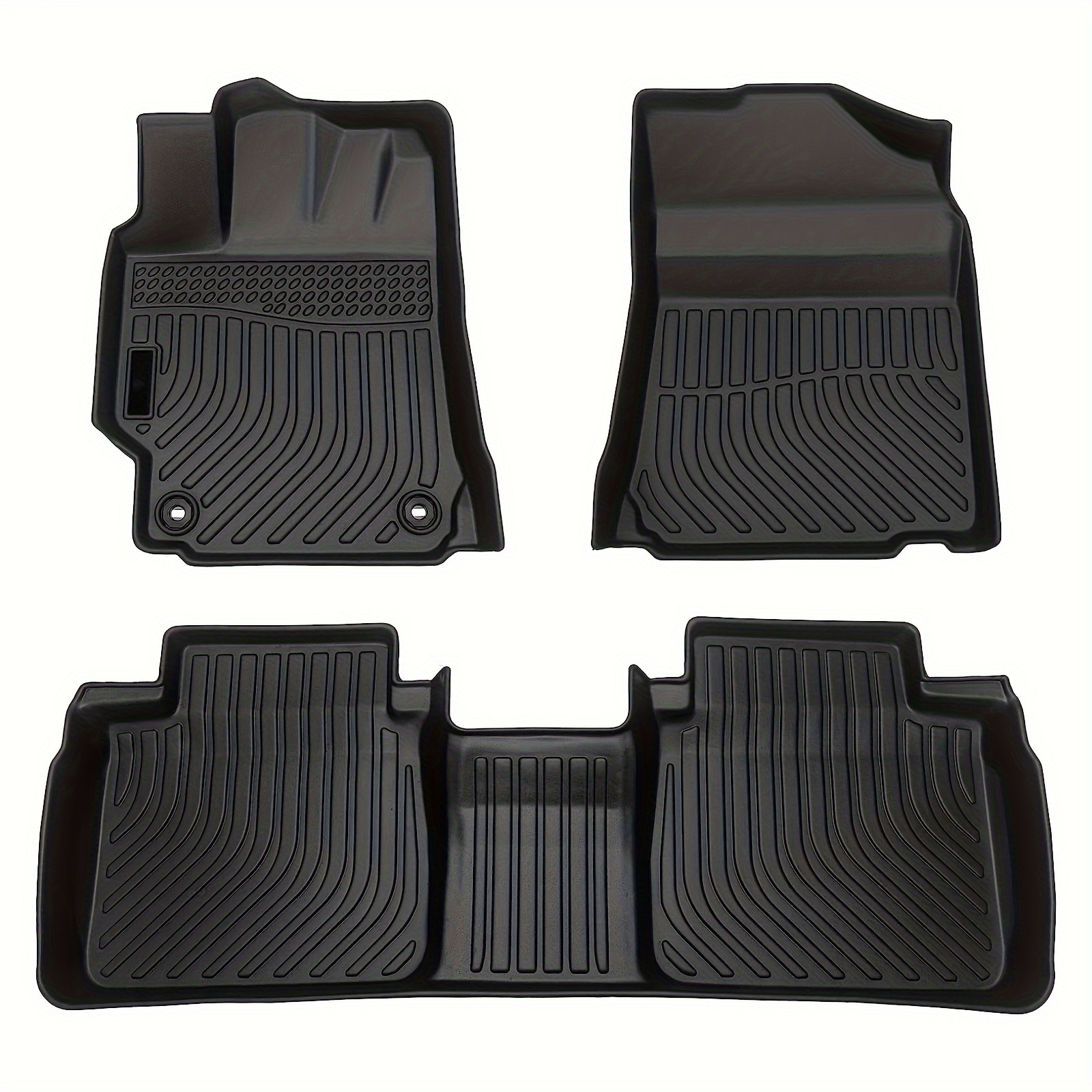 

Floor Mats, Fit For 2012-2017 Camry All Weather Protection Custom Full Set Liners Include 1st And 2nd Row Front & Rear Black Car Liners