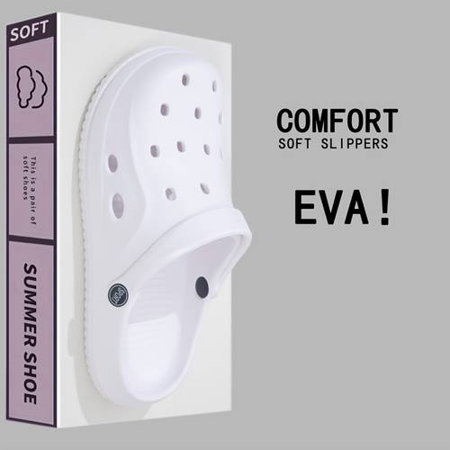 eva black lightweight non slip closed toe block heel shoes for indoor outdoor use garden beach footwear eva shoes eva footwear