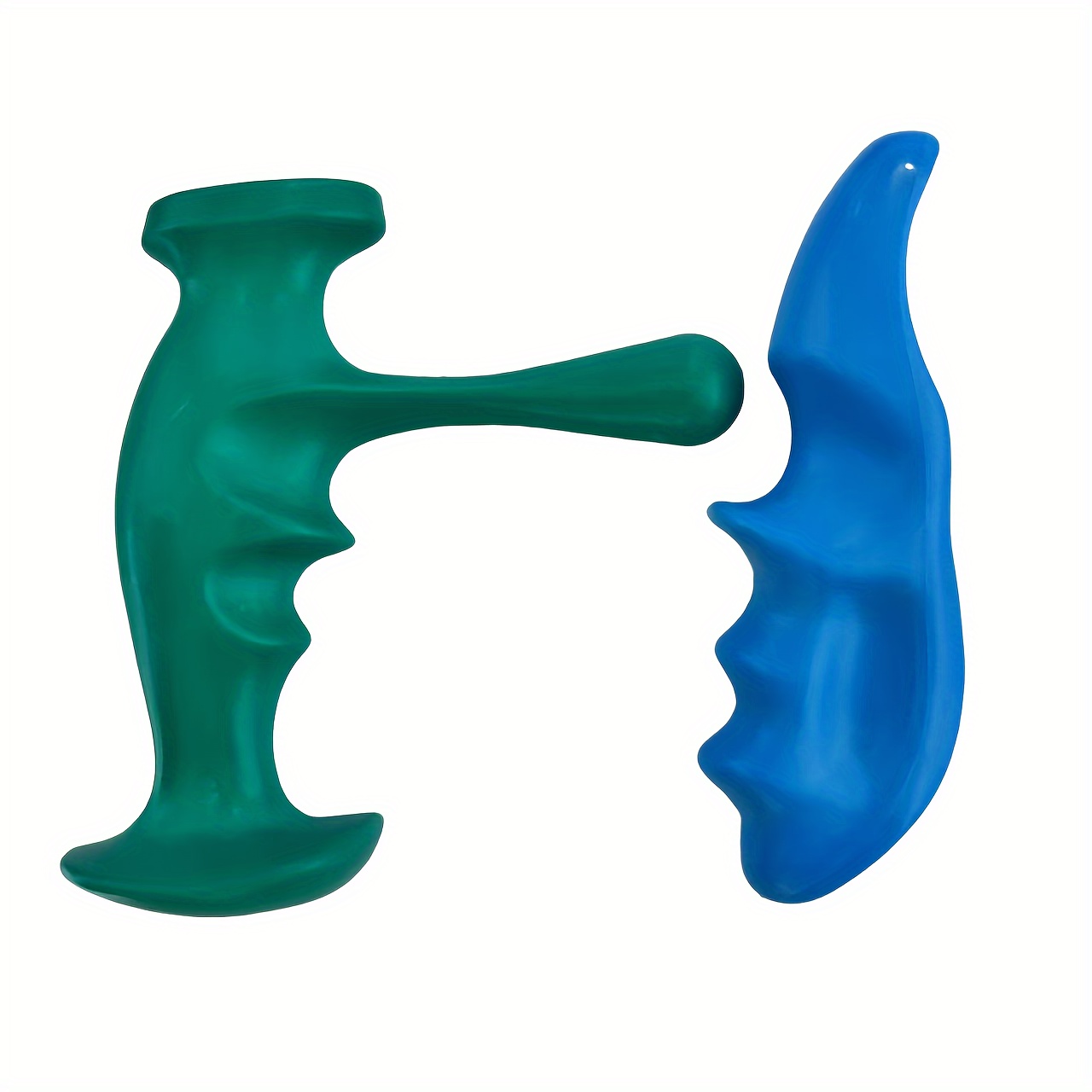 2pcs T-shaped Massage Tool Set With Thumb Presser For Deep Tissue Relaxation - Manual Trigger Point Relax For Full Body Handheld Physiotherapy Massagers