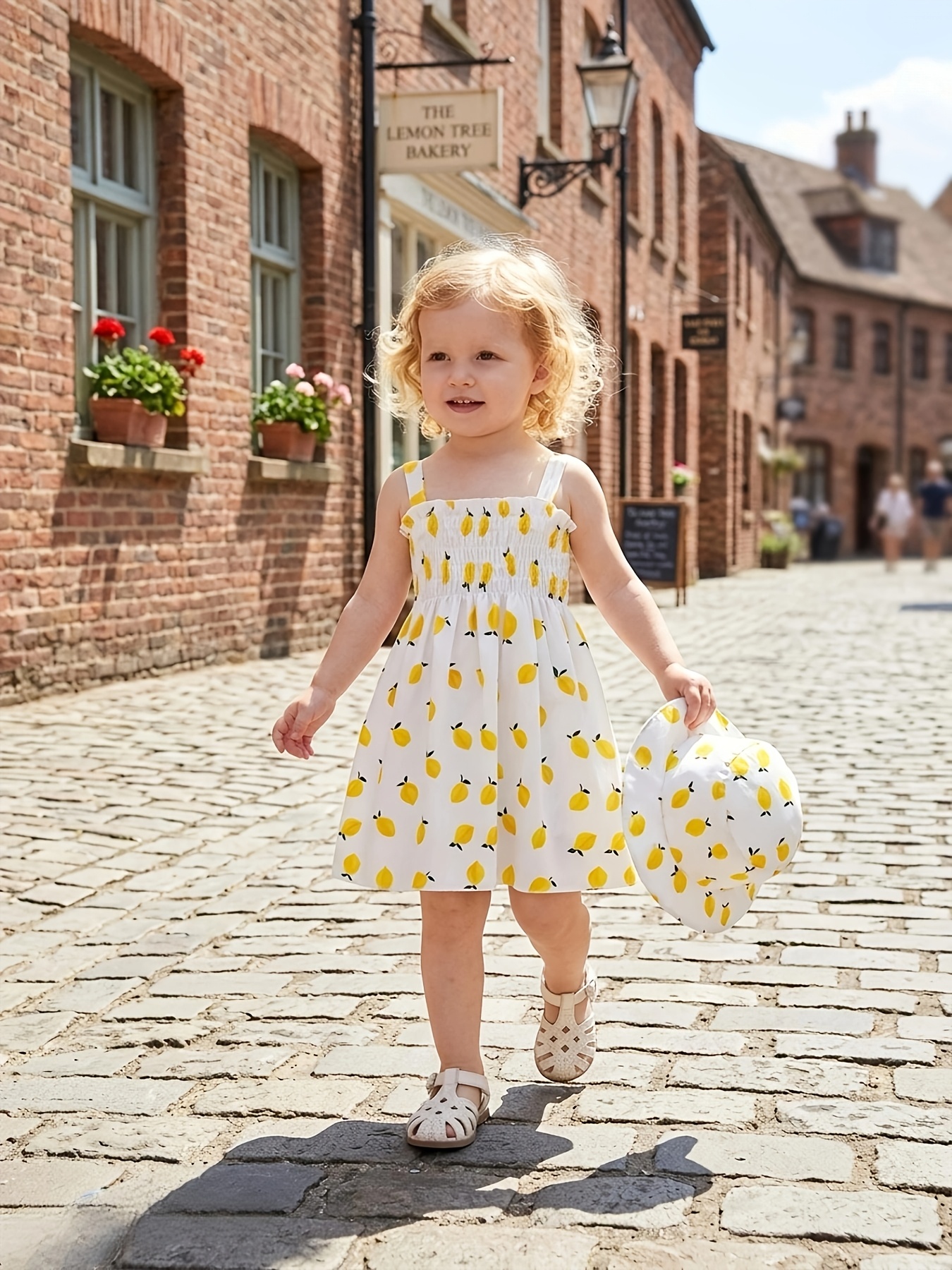 baby dress lemon sold on Temu United States