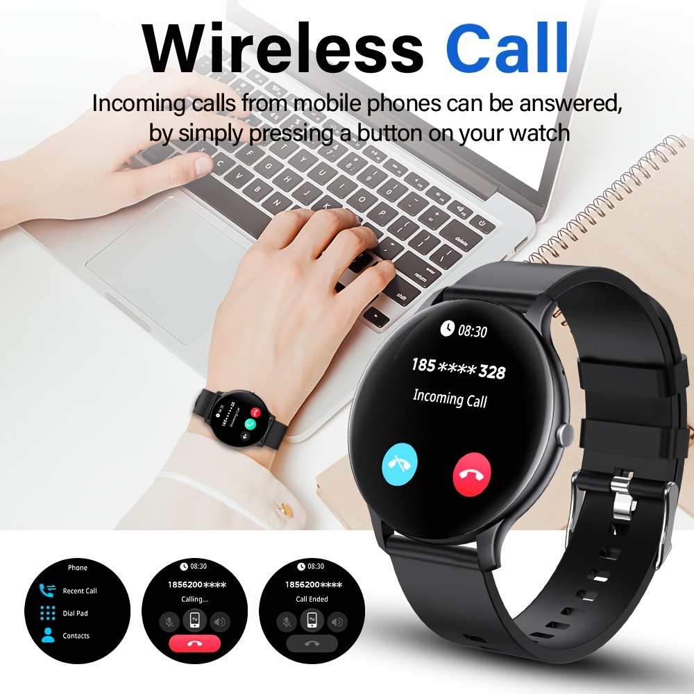 Smart Watch Gift for Women, Pedometer, Distance, Calories, 100+ Sports Modes, Multi-Functional Smartwatch, Weather, Stopwatch, Timer, Alarm, Flashlight, Mini Games, Remote Photography, Find Phone, Voice Assistant, Ultra Smart Watch, Digital Watches for Men, Rugged Smart Watch for Men, Ultra Thin Smart Watch, Small Smart Watch, Fitness Tracker, Health Monitoring, Compact Design, Sleek Smartwatch, Durable Build, Lightweight Wearable, Multifunctional Watch, Smart Pedometer,