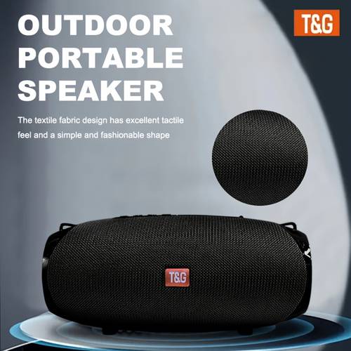 tg534 portable wireless speaker usb c portable charging for home party camping travel compatible with smartphone tablet tv pc ideal gift for music lovers outdoor audio elegant for