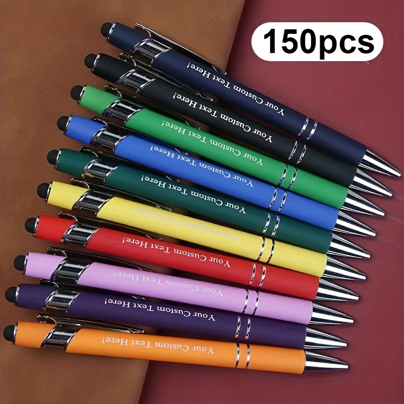 Customizable Random Color Metal Ballpoint Pen Set
