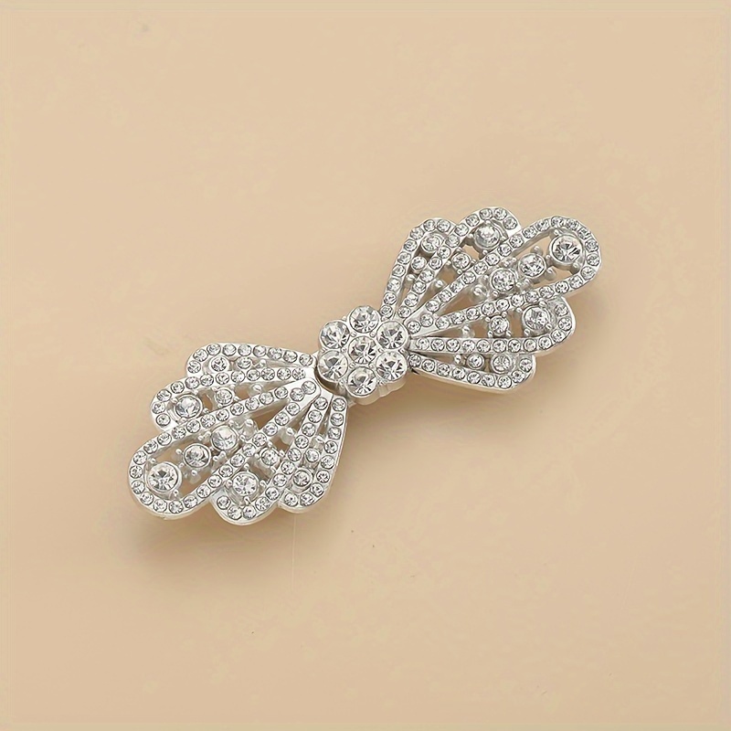 TEMU 1pc Rhinestone Shawl Clasp Elegant Coat Button, Design, Perfect For Shawls, Ponchos, Coats, And More, Sparkling Rhinestones, Ideal For A To Your