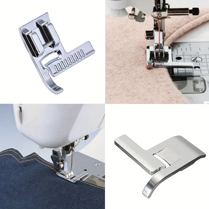 

1pc Guide de mesure réglable universel pour machine à coudre, pied presseur, pied de règle de couture argent pour accessoires de couture