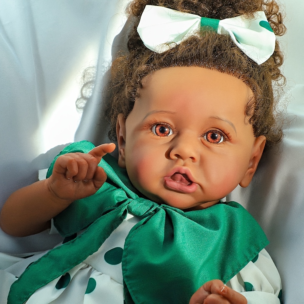 Realistic Reborn Doll Lifelike Cute Doll Soft Full Vinyl - Temu