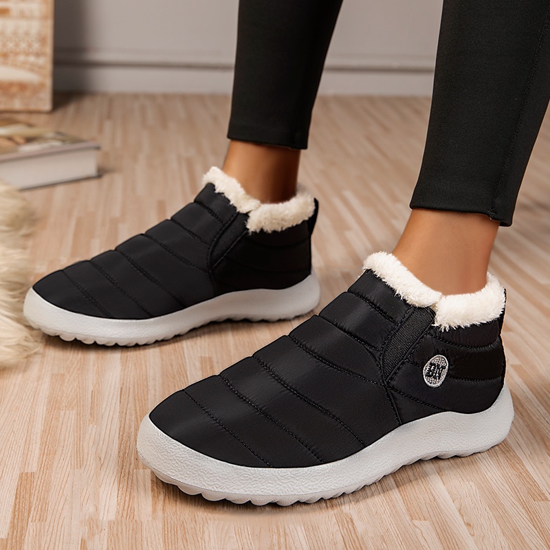 Women's Warm and Comfortable Ankle Boots, Lightweight Indoor Footwear