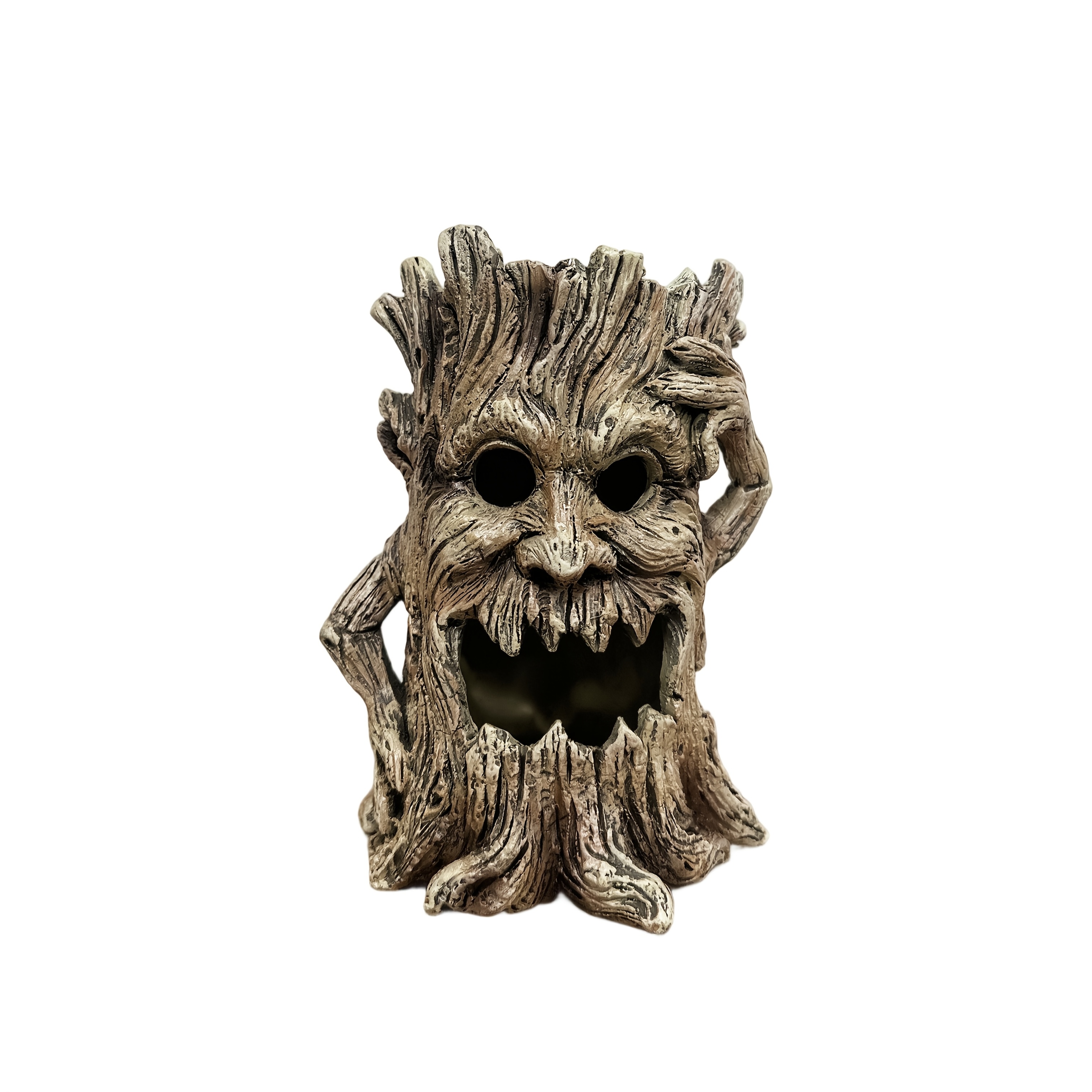 Image of 1pc Retro Solar-powered Statue Light, Creative Gothic Halloween Decorative Lamp, Ip44 Outdoor Landscape Lighting For Garden, Patio, Lawn, Balcony, Party Decoration, Gift For