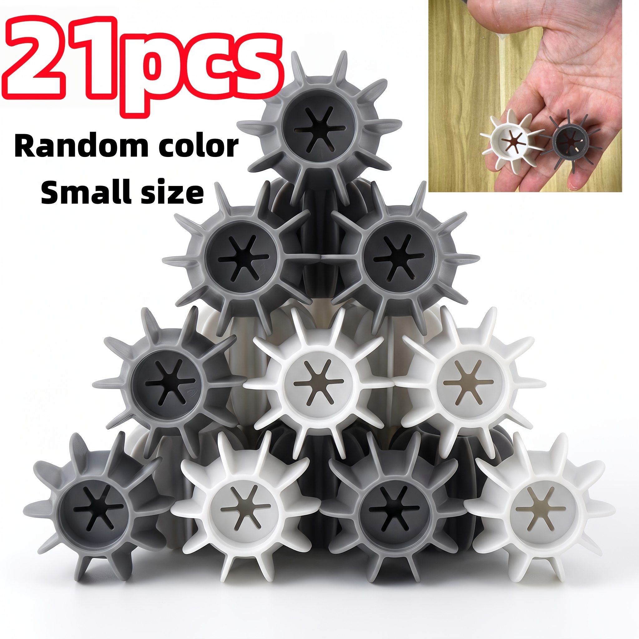 TEMU 21pcs Anti- Laundry Balls | Sunflower Design | Random Color | For Home Washing Machine | Anti-dirt And Boost Cleaning Power | Practical