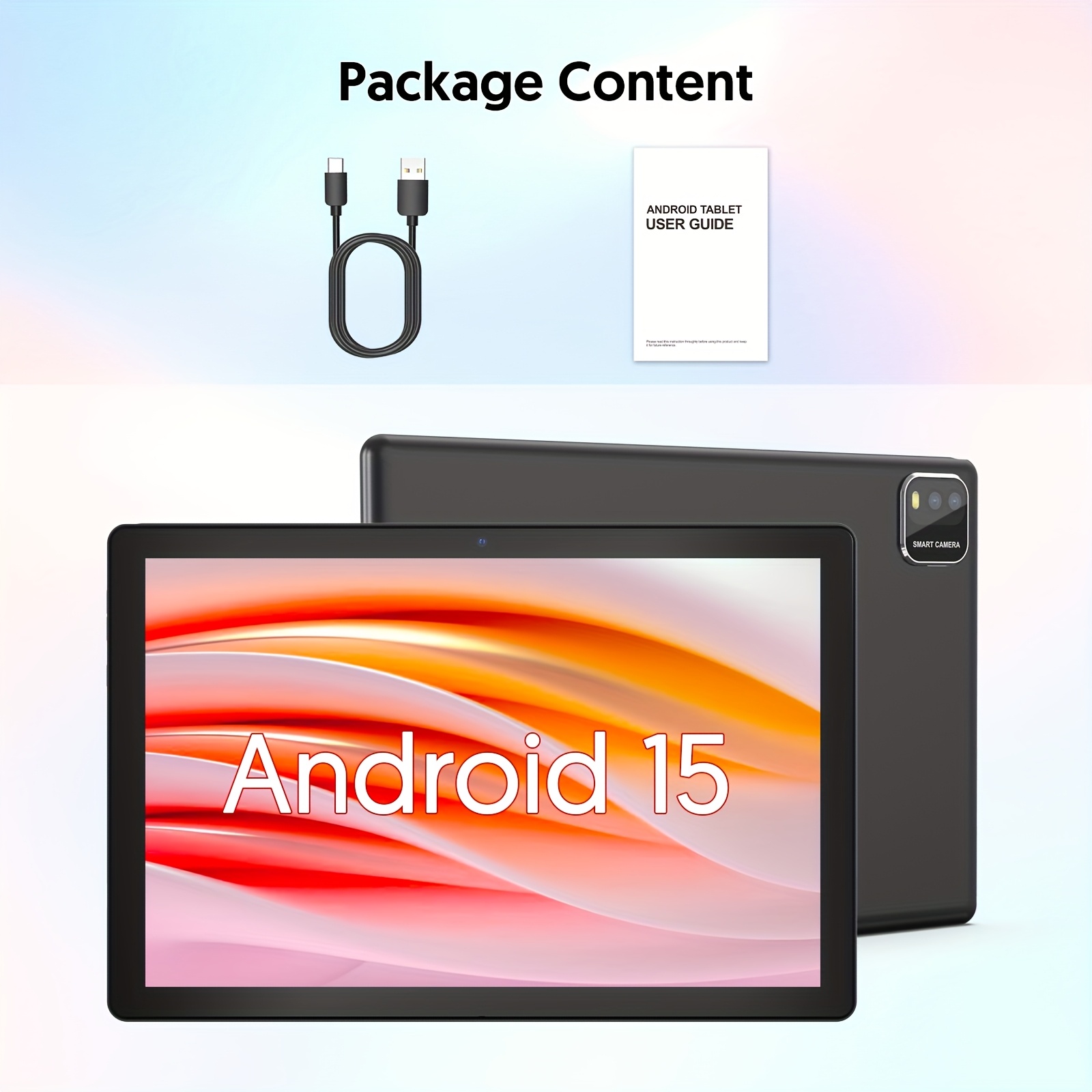 An Tablet With A Keyboard, Featuring 15, -inch Display, 12gb (3+9) , 64gb Storage, Expandable To 1tb, A -core Processor, A 6000mah Battery, Dual Cameras Of 2.0mp And 8.0mp, 5g Wifi6, Tablet, Pad