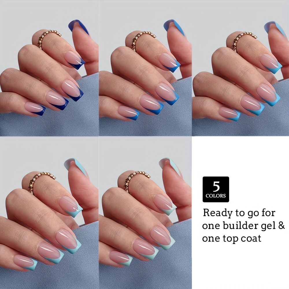 Weiche Gel-Nagelspitzen Zum Aufdrücken – 150 Stück, 14 Größen, 3-in-1 Mit Grundierung & Basislack