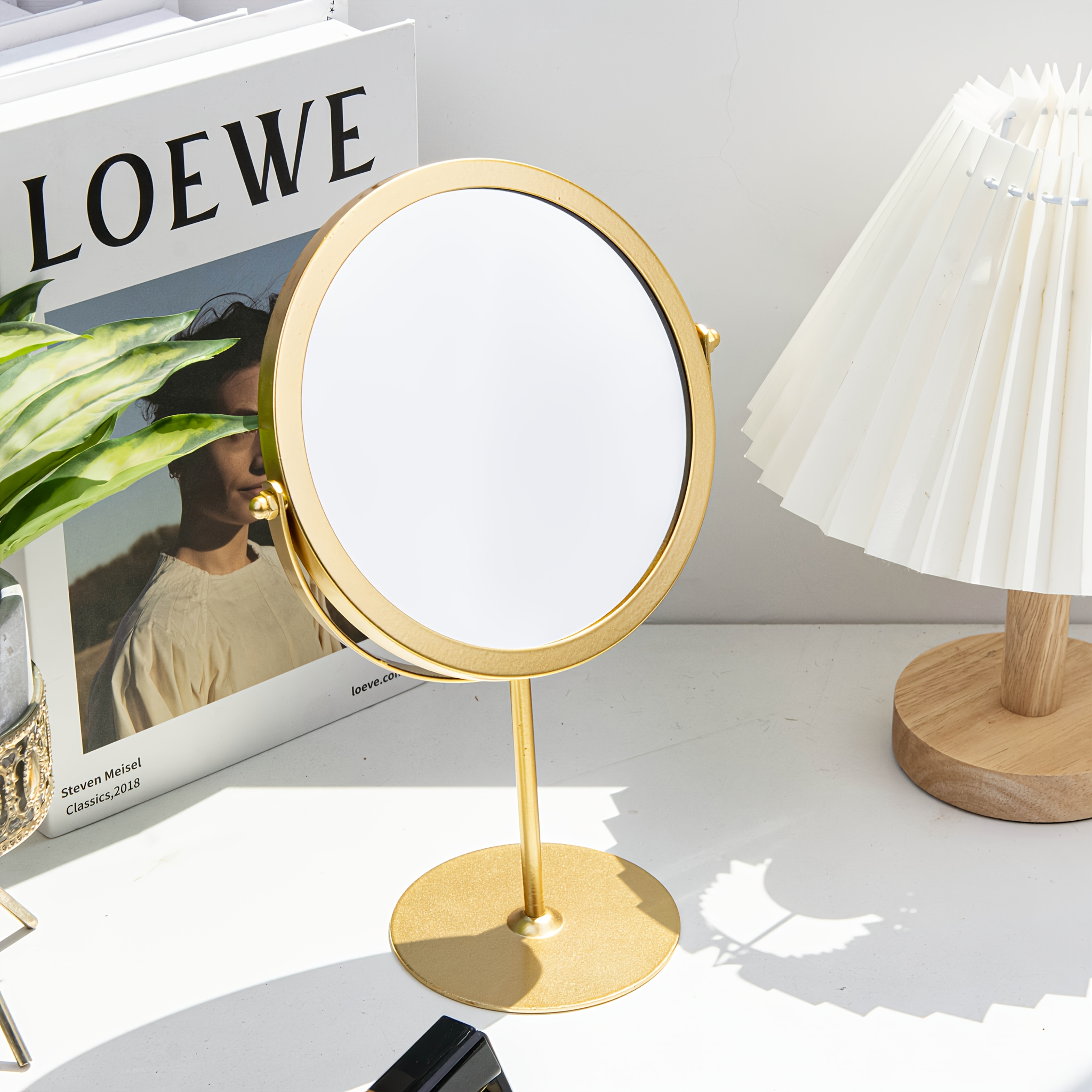 1pièce 360° flip round vanity style européen angle - Temu France