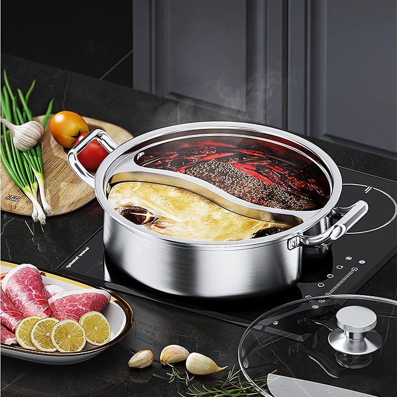 stainless steel double compartment thickened design