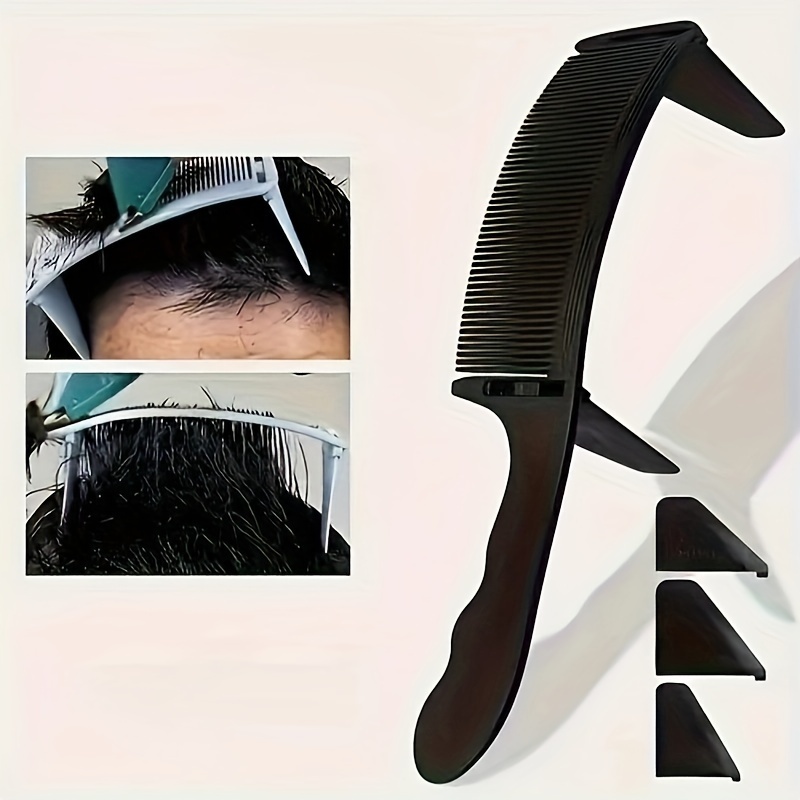 

Professional Hair Styling Comb - Plastic , Resin Handle For All Hair Types