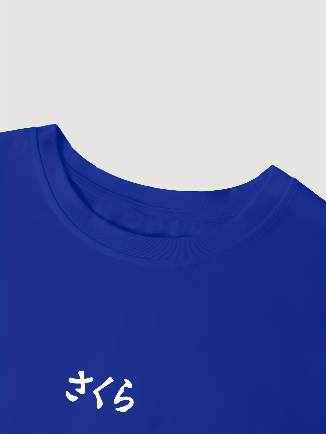 Men's Casual Short Sleeve T-Shirt with Japanese-Inspired Cherry Blossom & Mountain Print - Breathable Regular Fit Round Neck Tee for Summer Outdoor Activities, Machine Washable, PLUS SIZE