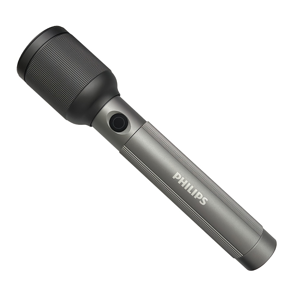 E-shop Philips 2243 Hochleistungs-LED-Taschenlampe, 3000mAh Lithium-Batterie mit Typ-C Direktladung, Aluminiumlegierungsgehäuse, geeignet für Camping,