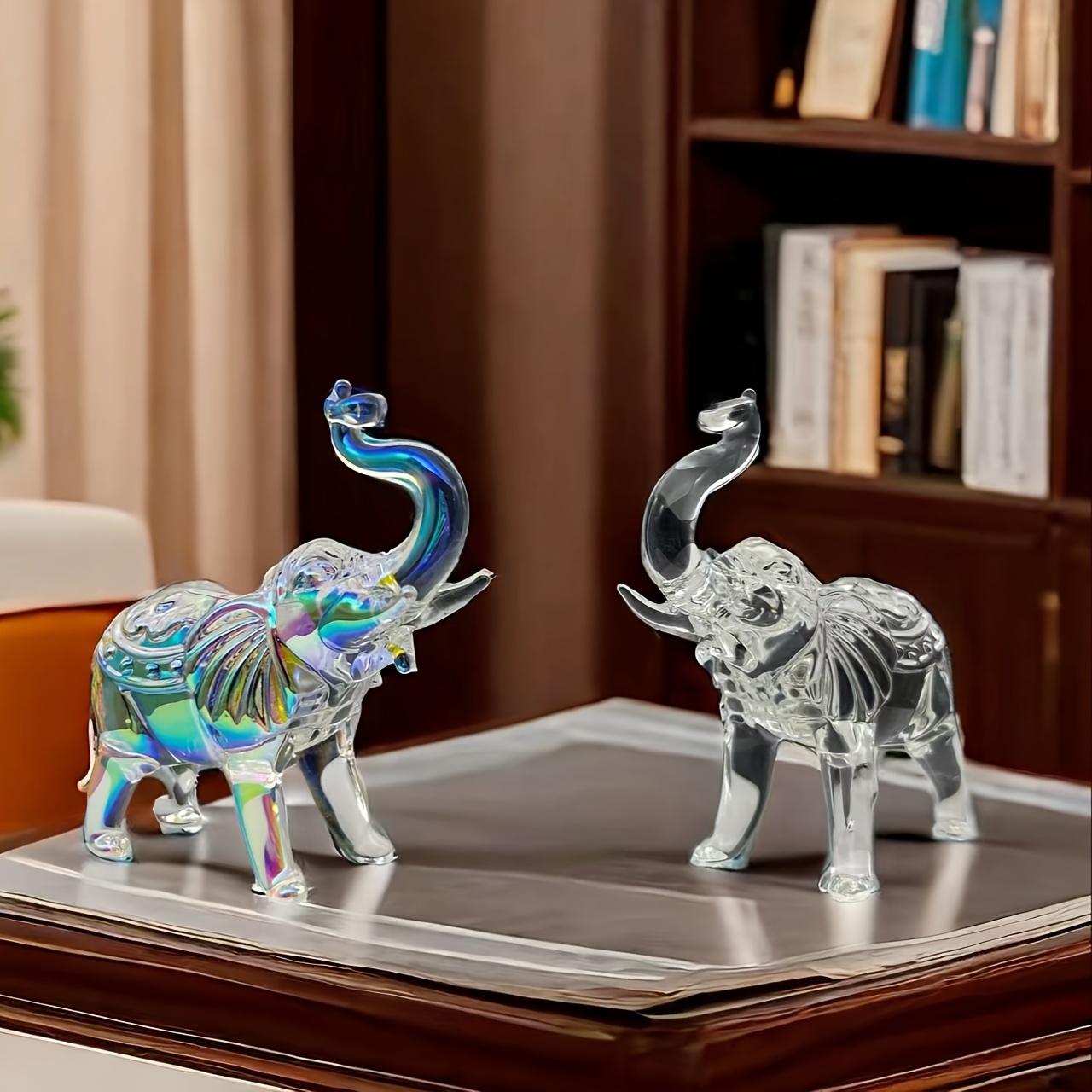 Crystal Elephant shops Figurines