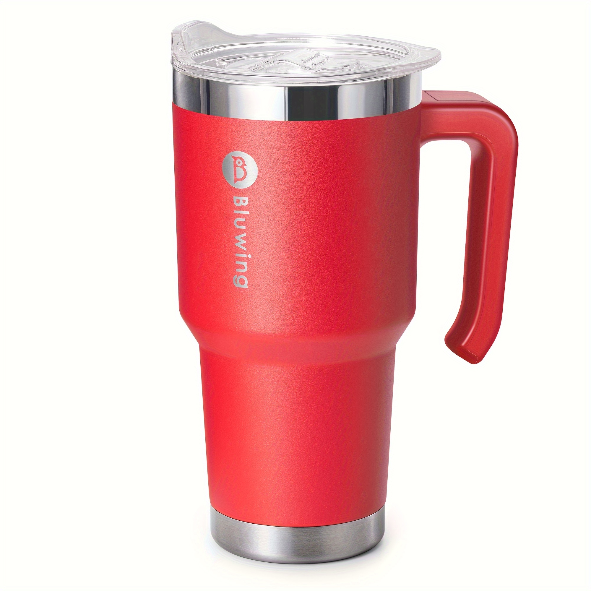 30z Stainless Steel Coffee Mug With Handle, Double Wall Vacuum Insulated  Mug, With Spill-proof Lid, For Traveling