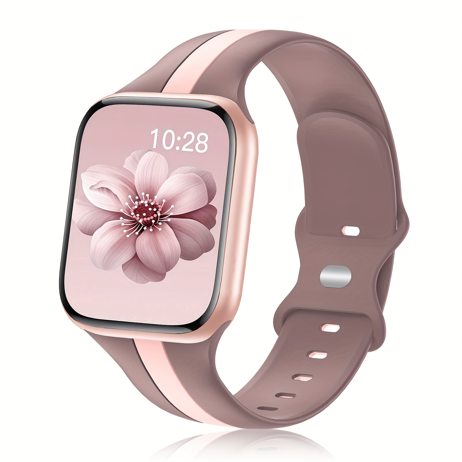 Image of Bands Compatible With For Watch Band 44mm 40mm 38mm 41mm 45mm 46mm 49mm 42mm Women Men, Soft Silicone Sport Strap For Iwatch Bands Series Ultra Ultra 2/3 11 10 6 5 4 3 2 1