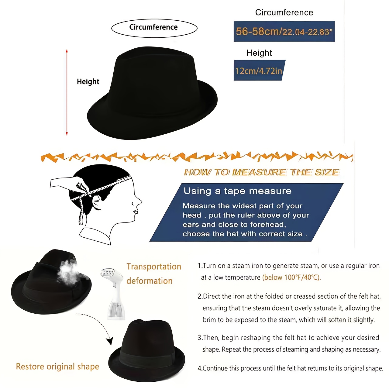 vintage top hats stylish jazz hats and british style felt hats are   outfits parties the beach travel   and sports details 3