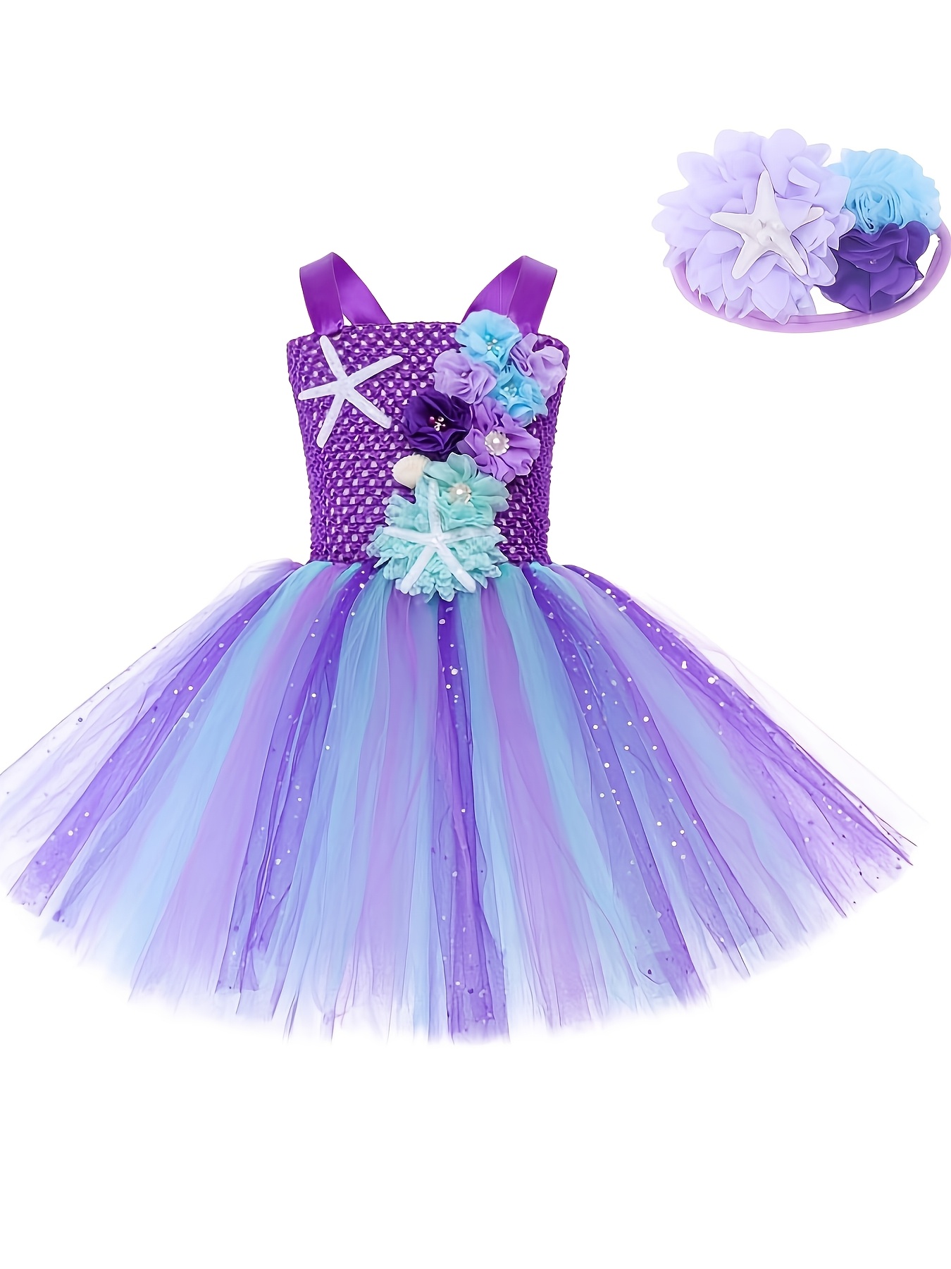 mermaid birthday outfit sold on Temu United States